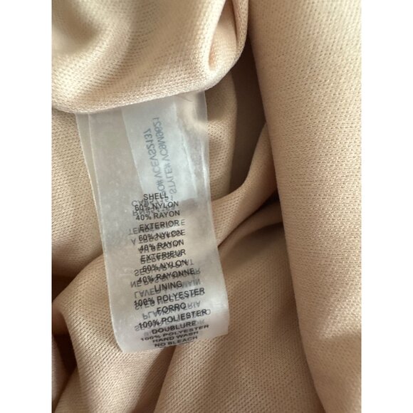 Vince Camuto Womens Off-Shoulder Lace Dress Size 14 beige formal - Picture 7 of 8